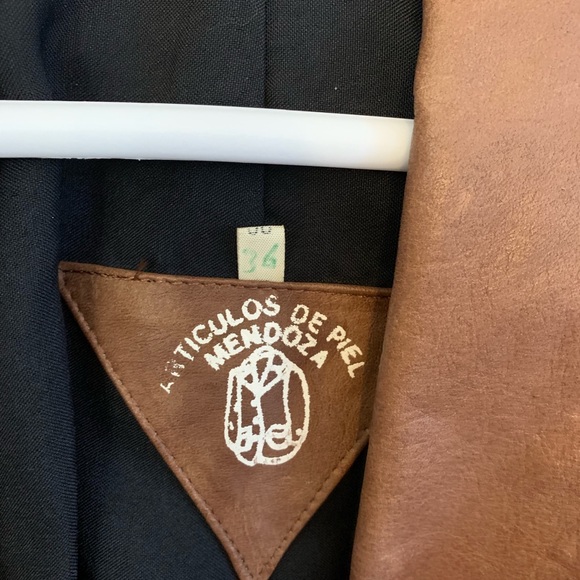 Vintage leather women’s jacket size 36 - Picture 4 of 4